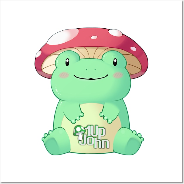 1UpJohn Shroom Frog Wall Art by 1UpJohn